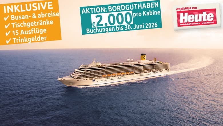 Costa Deliziosa Weltreise 2026/27