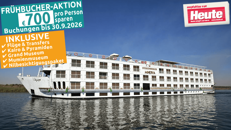 10 Tage Kombi-Reise Kairo mit Nilkreuzfahrt MS Steigenberger Minerva
