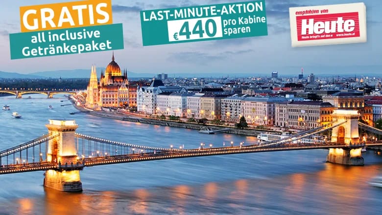 4 Tage Budapest & Bratislava - 5★ Luxusschiff MS Albertina